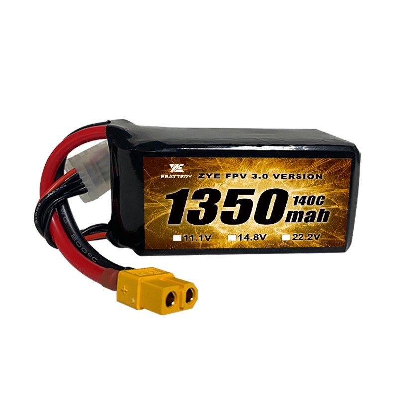 بطارية ليبو عالية 120C 1350mah 1550mah لطائرة بدون طيار FPV