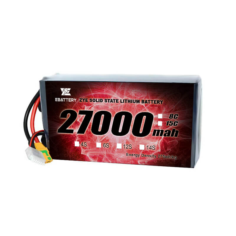 LI عالية كثافة الطاقة HV الحالة الصلبة 27000mAh بطارية